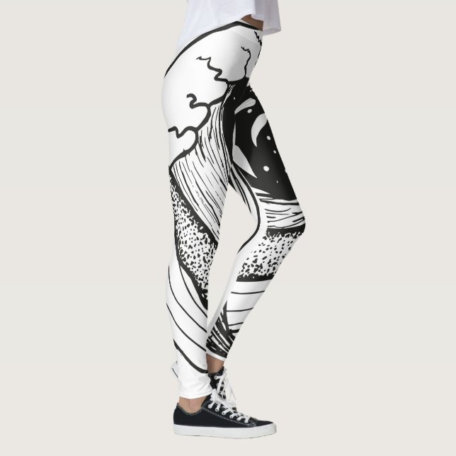 Leggings Légendes de baleines (Droite)