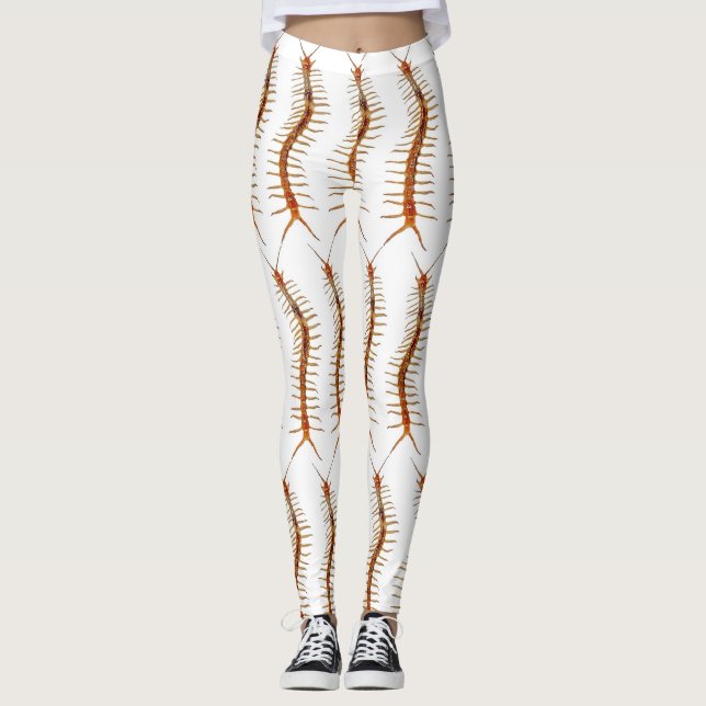 Leggings Légendes de centipède Déplaisantes  (Devant)