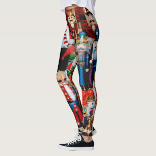 Leggings Légendes de fêtards et feux de Noël