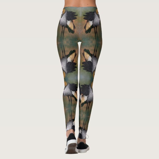 Leggings Légendes de graine couronnée grise (Dos)