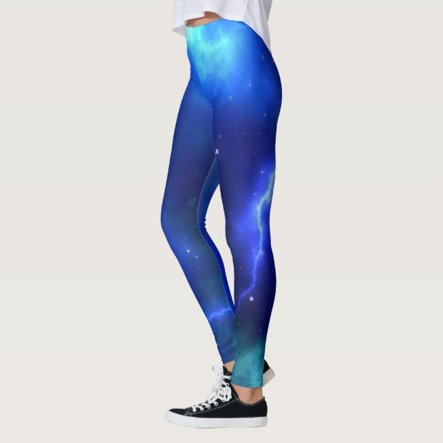 Leggings Légendes de la tempête bleue (Gauche)