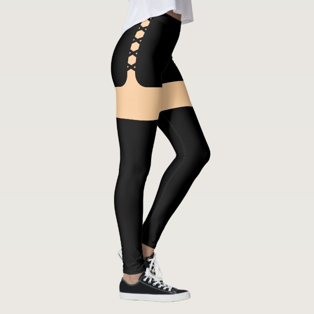 Leggings Légendes de l'illusion des shorts en dentelle (Droite)
