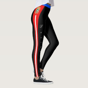 Leggings Légendes de mode Porto Rico, Drapeau /sports