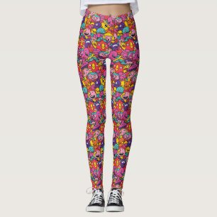 Leggings Légendes de monstres adorables