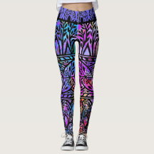 Légendes de Motif en verre tendu de Boho Blues Vin