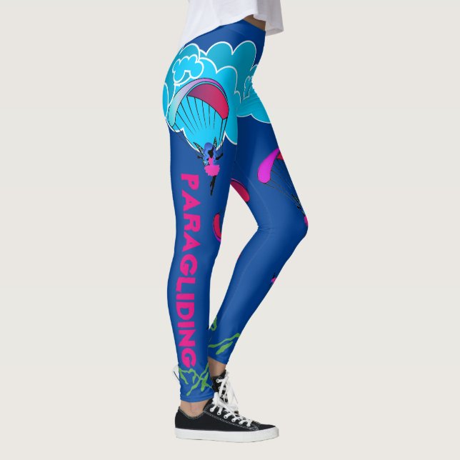Leggings Légendes de Pixie au parapente bleu de la Marine (Droite)