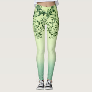 Leggings Légendes de rêve vert citron