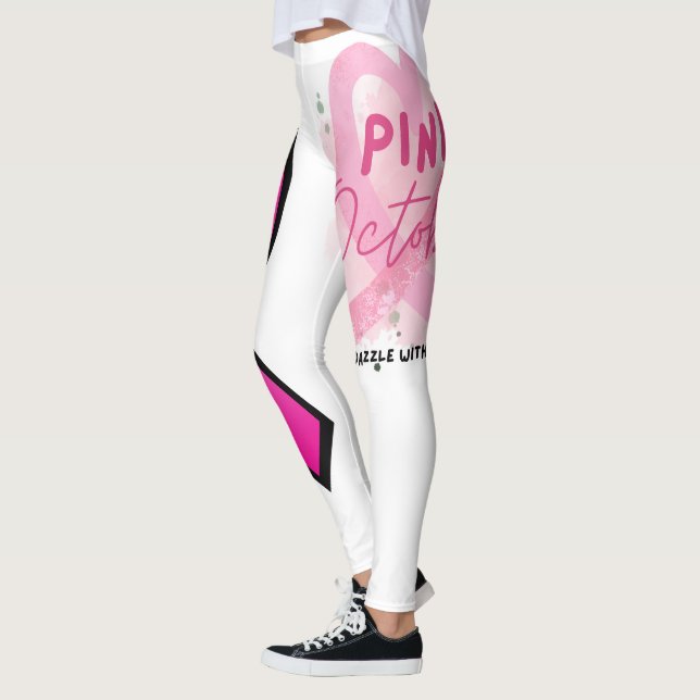 Leggings Légendes de sensibilisation au cancer du sein (Gauche)