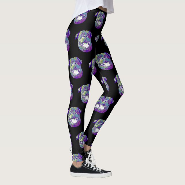 Leggings Légendes de sport à chiens de Rottweiler (Droite)