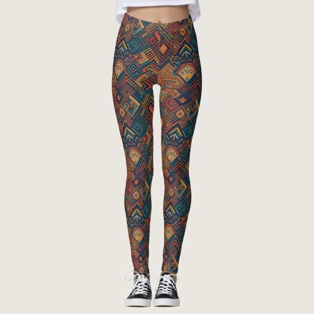 Leggings Légendes de style différent (Devant)