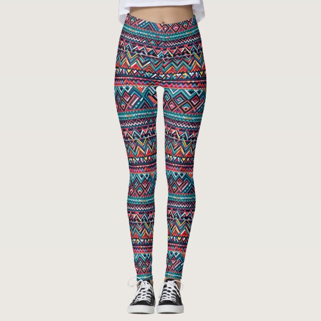 Leggings Légendes de style différent (Devant)