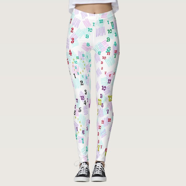 Leggings Légendes de temps (Devant)