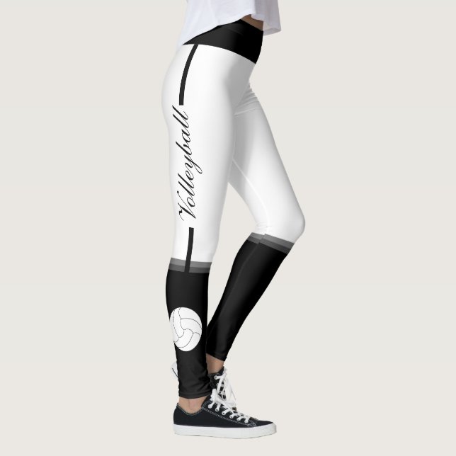 Leggings Légendes de volley-ball personnalisables (Droite)