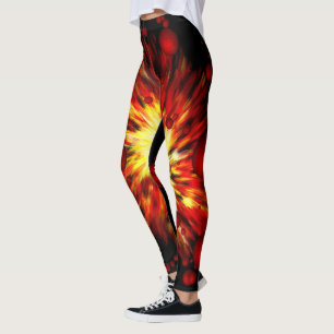 Leggings Légendes d'explosion de flammes