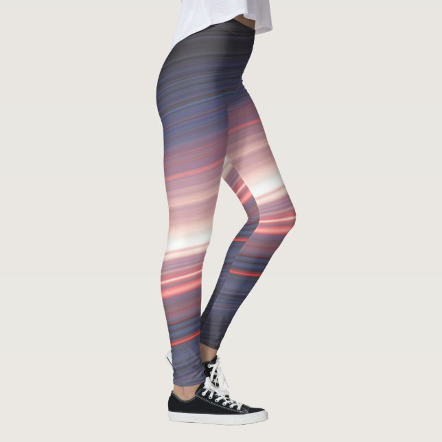 Leggings Légendes diagonales abstraites 2 (Droite)