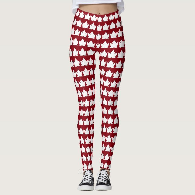 Leggings Légendes du Canada Pantalons de souvenirs du Canad (Devant)