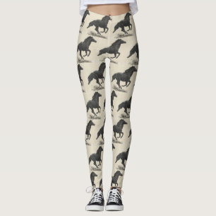 Leggings Légendes du Cheval noir de Galop