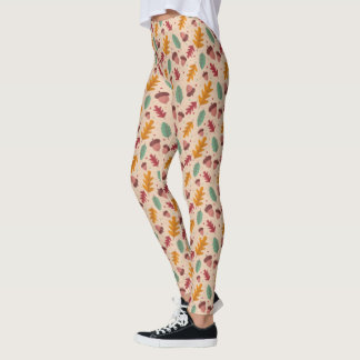 Leggings Légendes feuille Motif d'automne