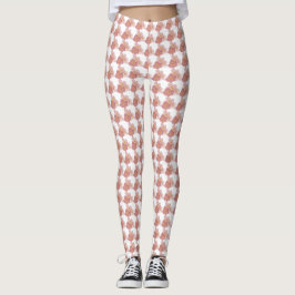 Leggings Légendes Fleurs Roses douces