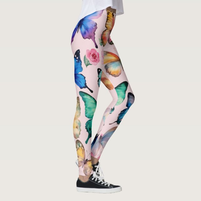 Leggings Légendes imprimées papillon (Droite)