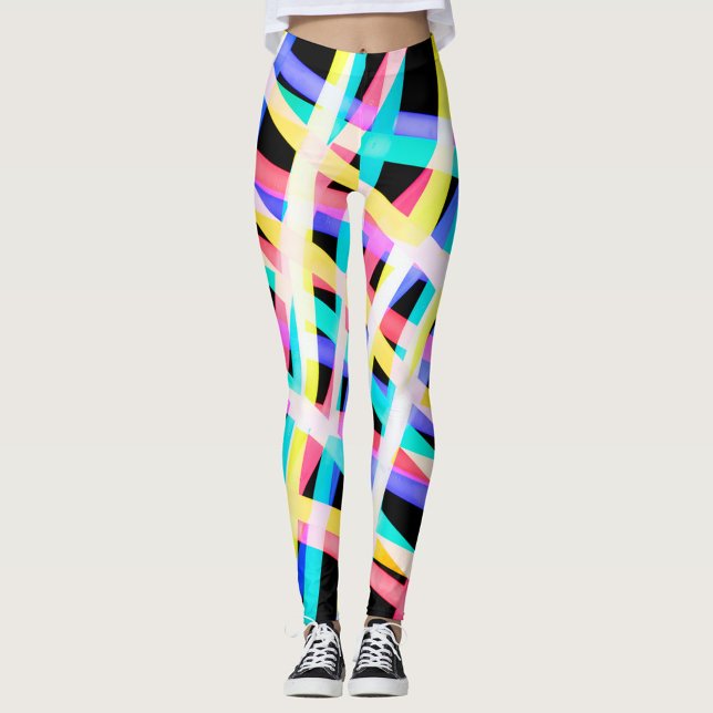 Leggings Légendes lumineuses colorées ( Vibrant, multicolored leggings! )