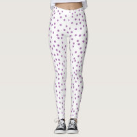 Légendes mignonnes et preppy Pois violettes