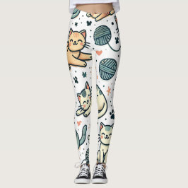 Leggings Légendes Motifs de chat pour Amoureux de les chats
