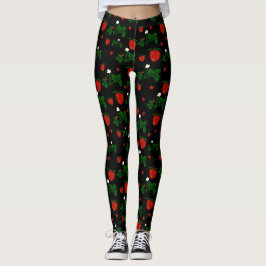 Leggings Légendes Motifs de fraises sauvages