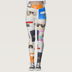 Leggings Légendes Motifs de la Cassette tendance des années