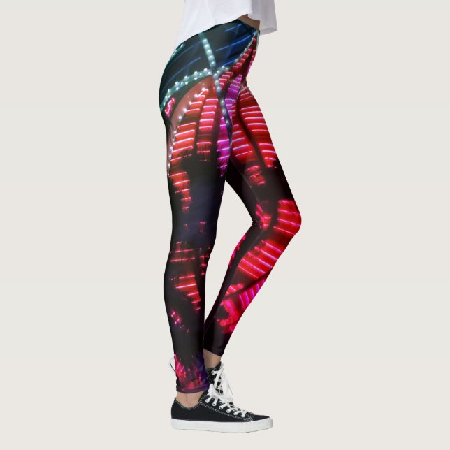 Leggings Légendes nocturnes du Flamant rose de Vegas (Droite)