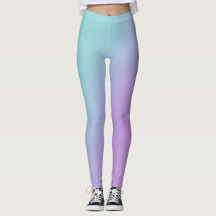 Leggings Légendes pastel mauve d'Aqua Gradient
