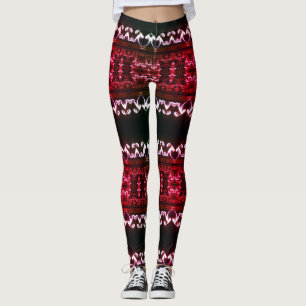 Leggings Légendes personnalisées Etno fractales