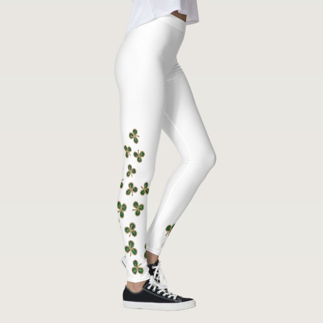 Leggings Légendes Shamrocks de la Saint-Patrick (Droite)