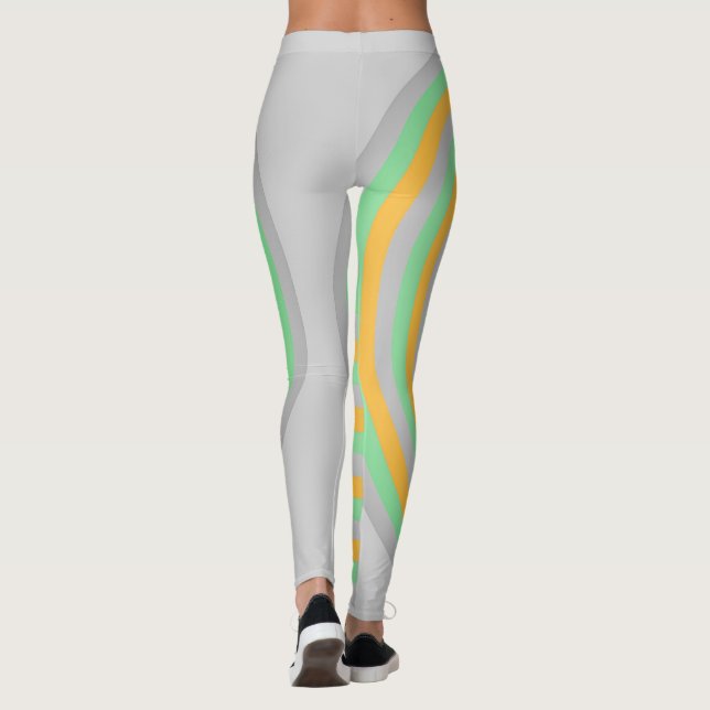 Leggings Légendes sur impression avec conception circulaire (Dos)