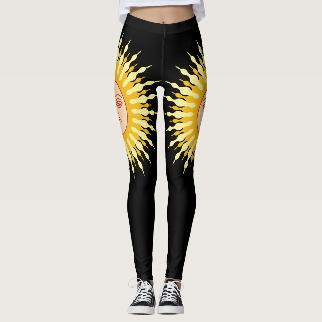 Leggings Légendes toutes-sur-impression (Devant)