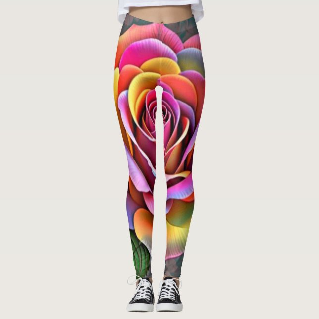 Leggings Légendes toutes-sur-impression (Devant)