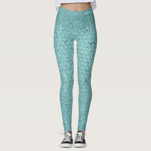Leggings Légendes turquoise