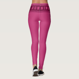 Leggings Légendes violettes roses avec exécution de texte