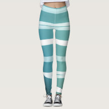 Légères Leggins d'été bleu clair avec Leggins viol