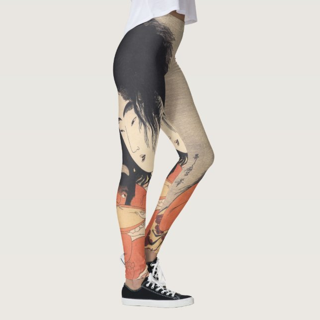 Leggings Léggations d'art japonais d'Utamaro (Droite)