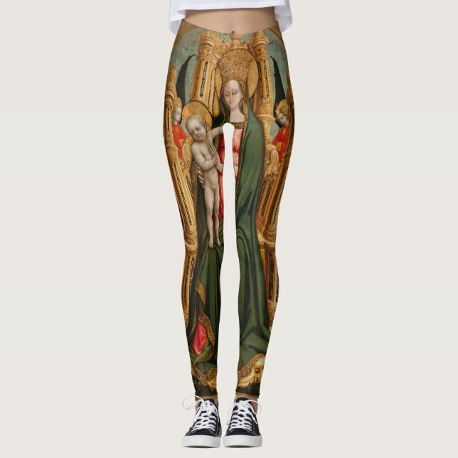 Leggings Léggations d'art religieux (Devant)