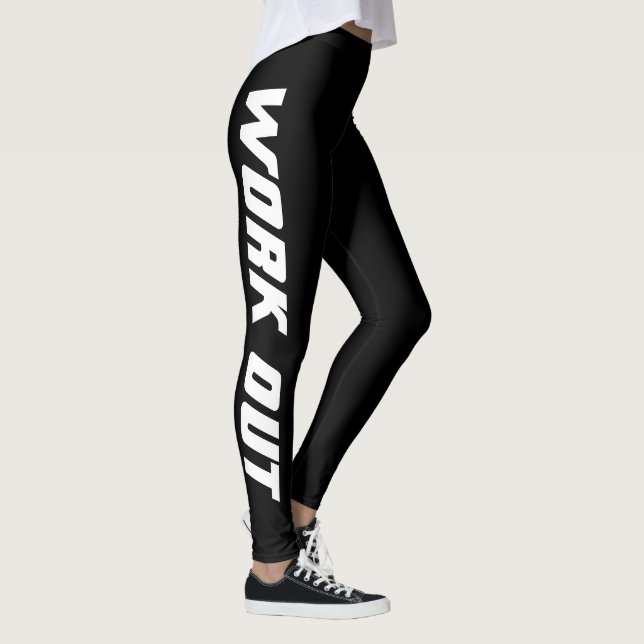 Leggings Léggations d'entraînement moderne pour sport fitne (Droite)