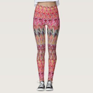 Leggings Léggations Red Shred Switchback