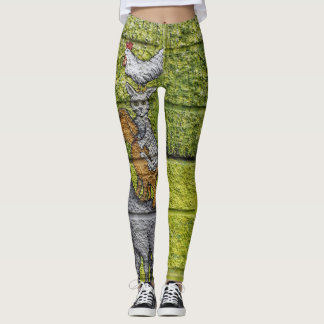 Leggings "Leggings de la ménagerie urbaine : défilé des gra