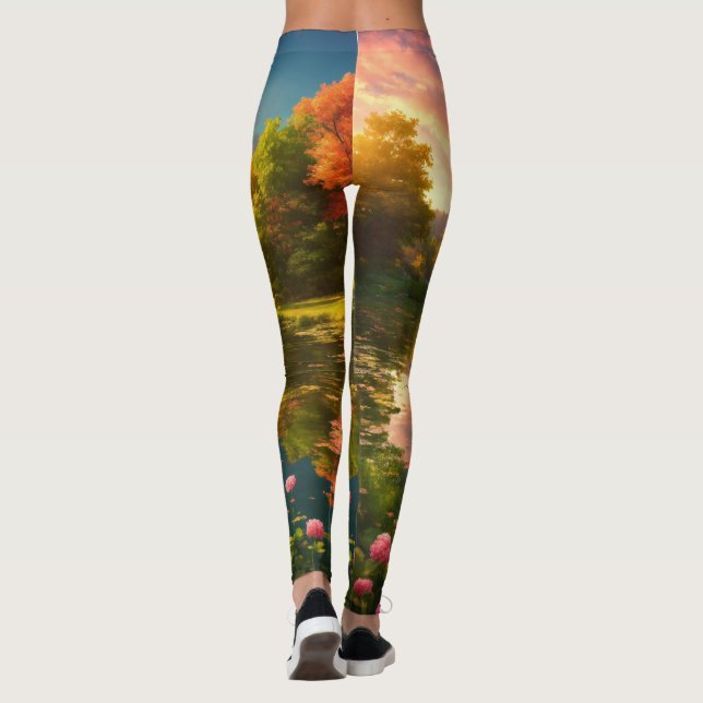 Leggings "Leggings Dreamscape enchantés" (Dos)