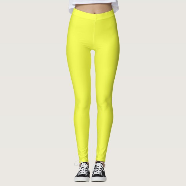 Leggings Leggings, Jaune néon (Devant)