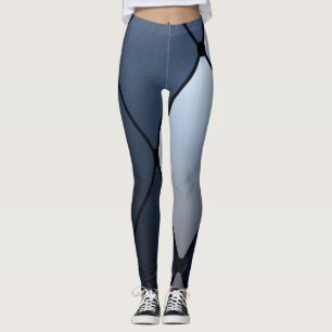 Leggings Leggins bleus et noirs de harlequin
