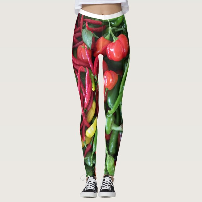 Leggings léggins de poivre chaud (Devant)