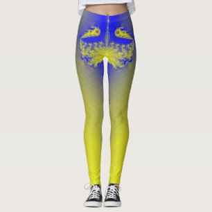 Leggings Leggins de style révolutionnaire jaune