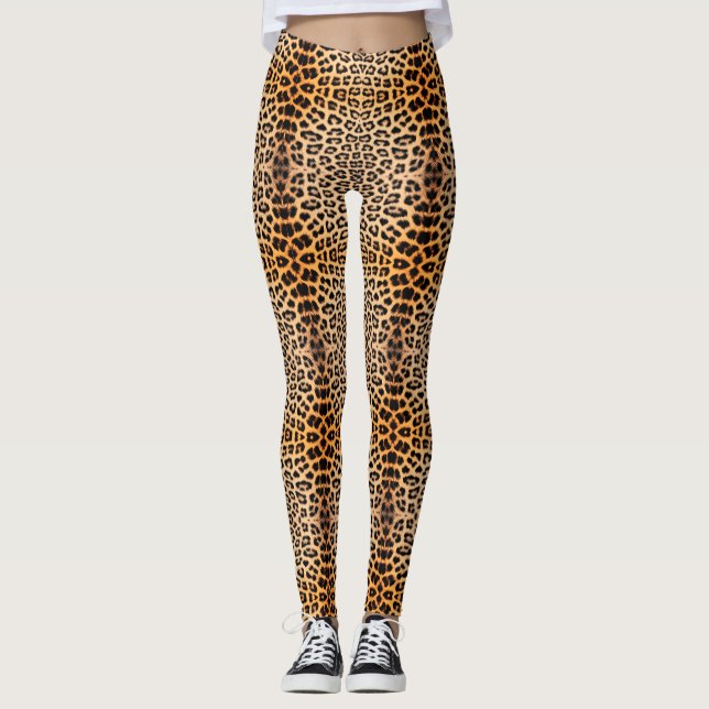 Leggings Leggins énervés de guépard (Devant)